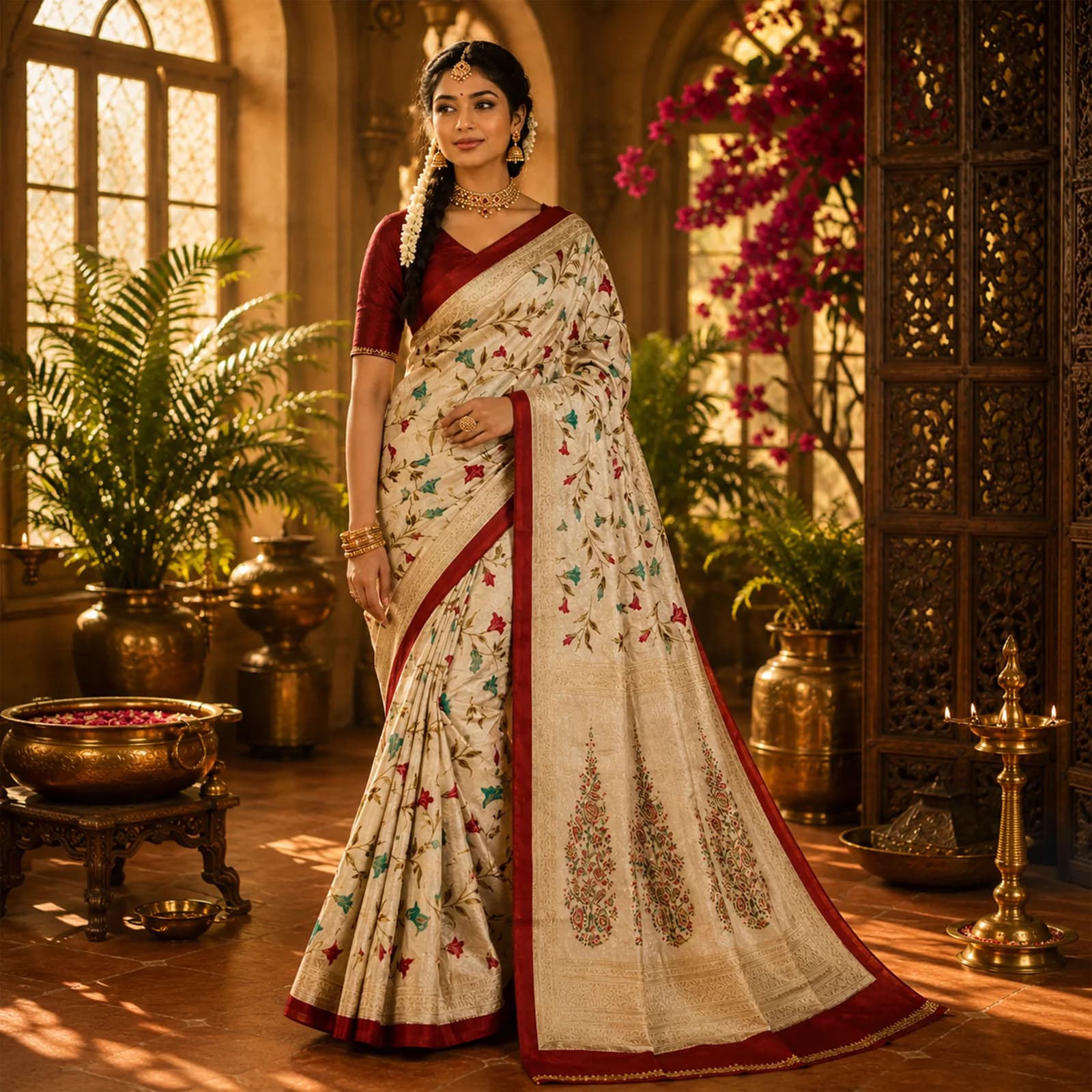 Contemporary Designer Printed Saree